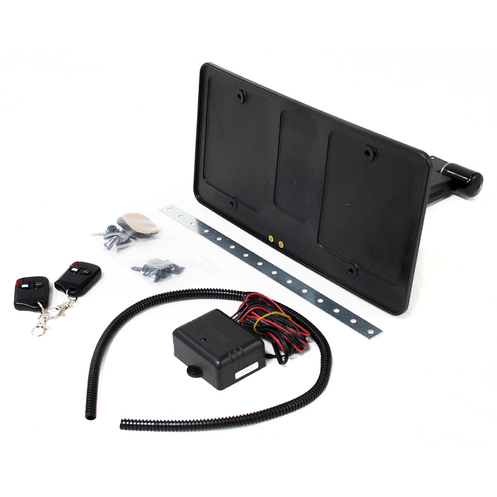Motorized-Hide-A-Way-License-Plate-Holder
