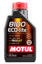 Load image into Gallery viewer, Motul 108212 8100 Eco-Lite 5W30 Synthetic Engine Oil - 1L
