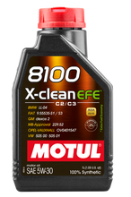 Load image into Gallery viewer, Motul 109470 8100 X-Clean EFE 5W30 Synthetic Engine Oil - 1L