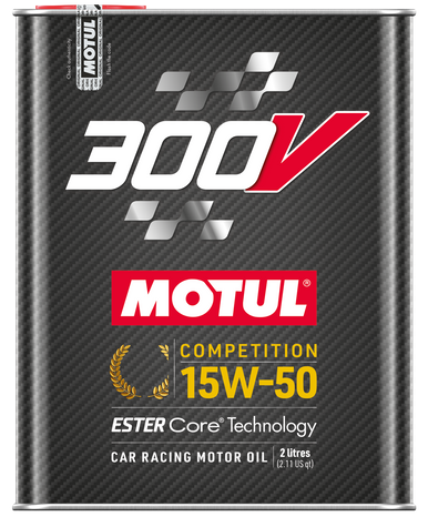 Motul 110860 300V Competition 15W50 Synthetic Racing Engine Oil - 2L