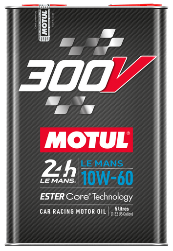 Motul 110865 300V Le Mans 10W60 Synthetic Racing Engine Oil - 5L