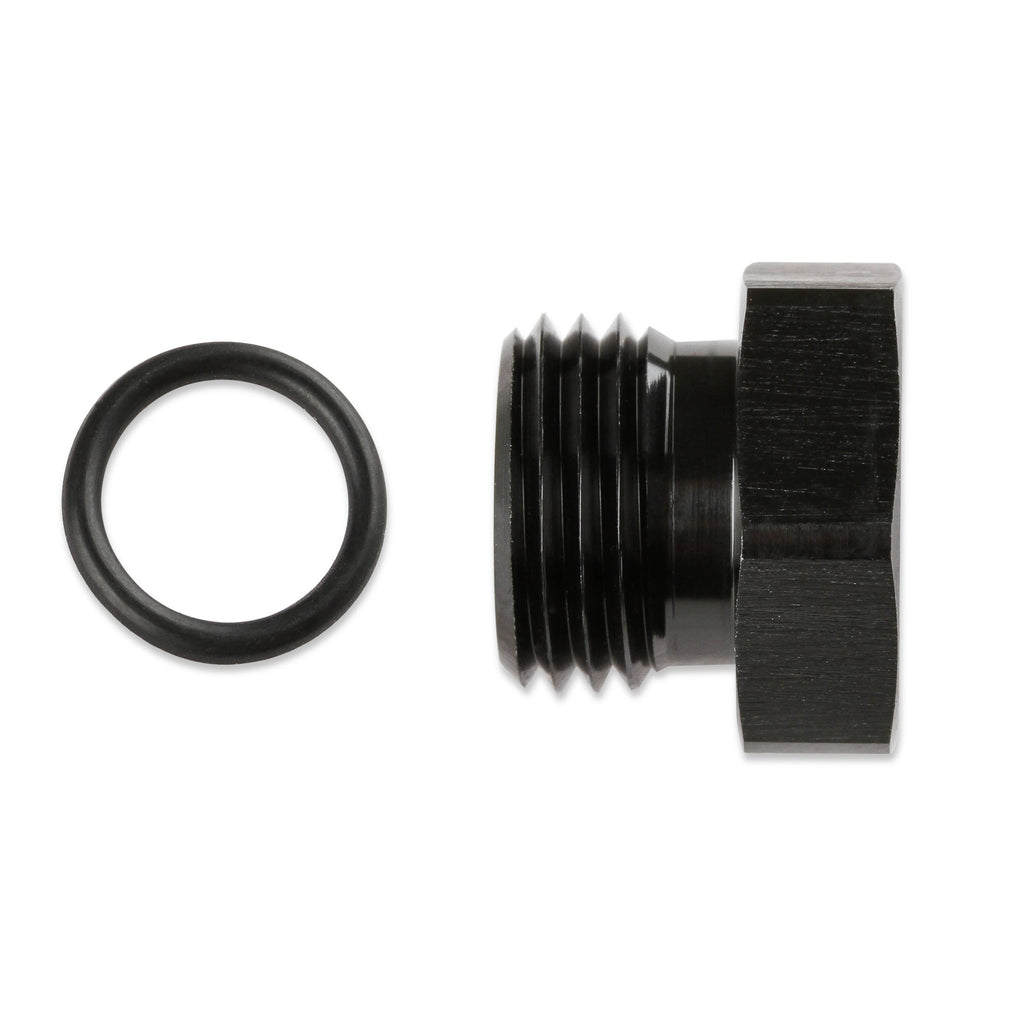 Mr-Gasket-An-Port-Plug---Hex-Head---Black