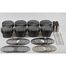 Load image into Gallery viewer, Ms-Piston-Set-Bbc-460Ci-4.280In-Bore-4.00In-Stroke-6.385In-Rod-.990-Pin-48Cc-12.8-Cr-Set-Of-8