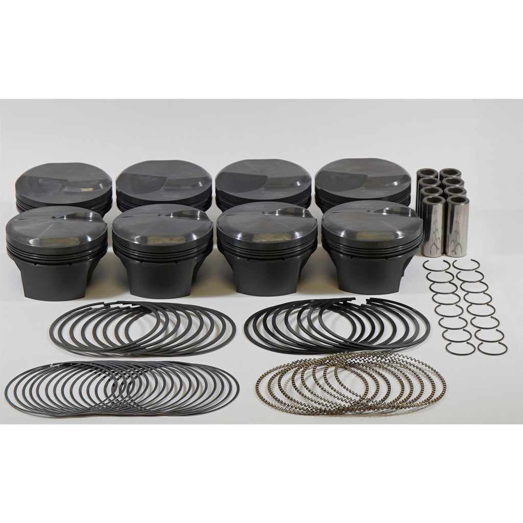 Ms-Piston-Set-Bbc-466Ci-4.310In-Bore-4.00In-Stroke-6.385In-Rod-.990-Pin-28Cc-10.6-Cr-Set-Of-8
