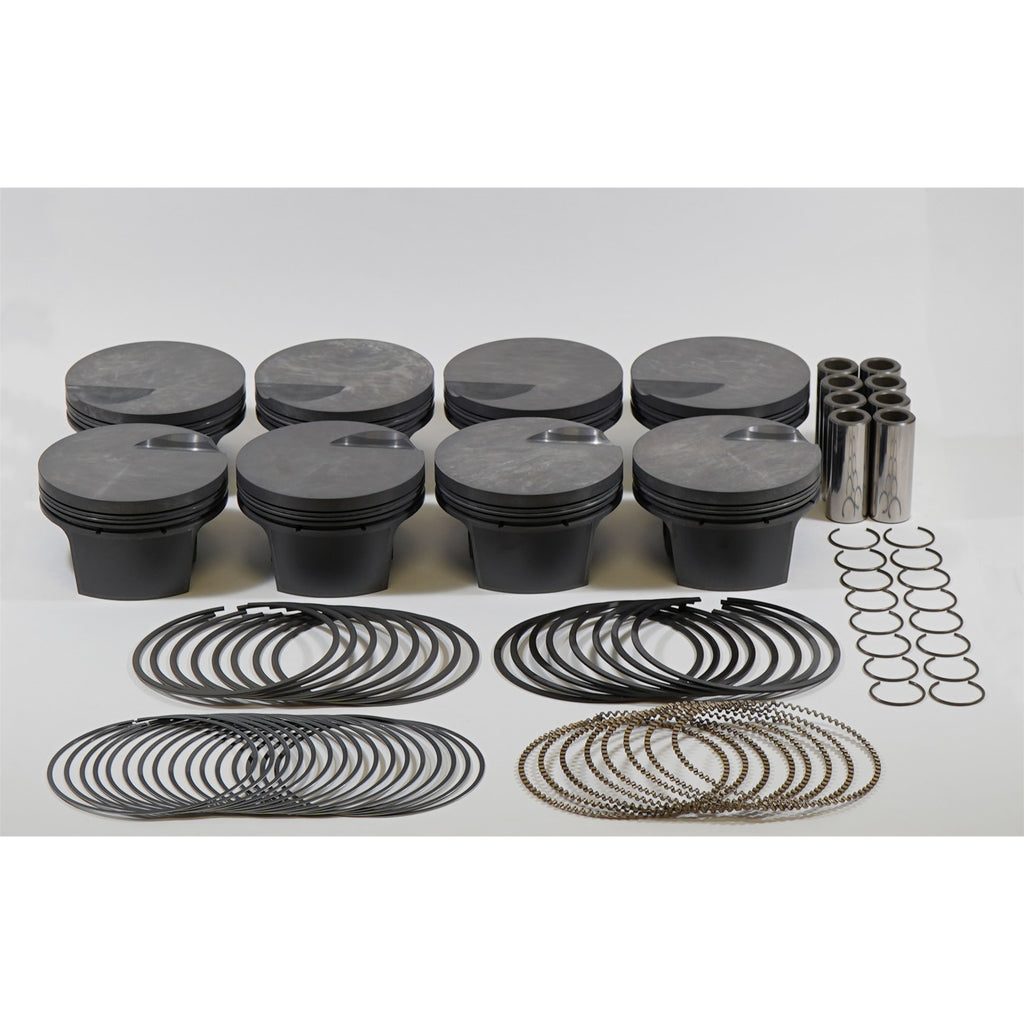 Ms-Piston-Set-Bbc-468Ci-4.310In-Bore-4.00In-Stroke-6.135In-Rod-0.990-Pin--3Cc-8.3-Cr-Set-Of-8