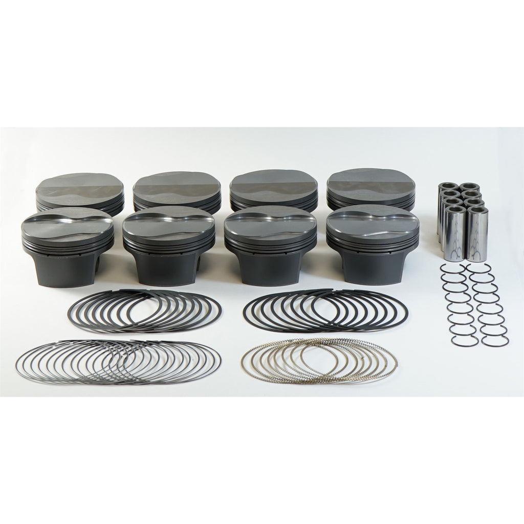 Ms-Piston-Set-Gm-Ls-366Ci-4.010In-Bore-3.622Stk-6.125In-Rod-0.927-Pin-2Cc-10.5-Cr-Set-Of-8
