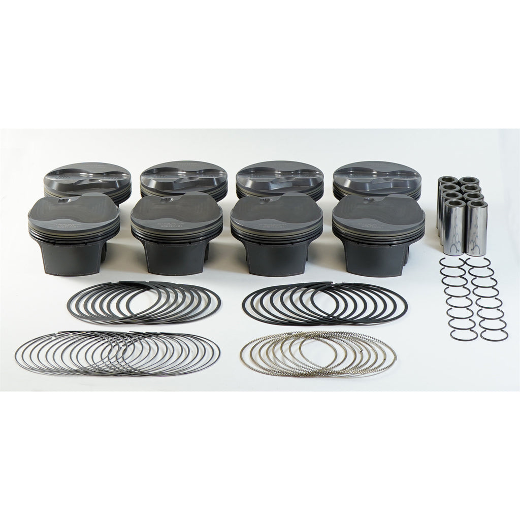 Ms-Piston-Set-Gm-Ls-370Ci-4.030In-Bore-3.622In-Stk-6.125In-Rod-.927-Pin-12Cc-12.0-Cr-Set-Of-8