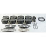 Mahle 930221825 427ci,4.125bore,4.000stroke,6.125rod,1.105Rch,.927pin,-25cc,444g,9.9cr,2618