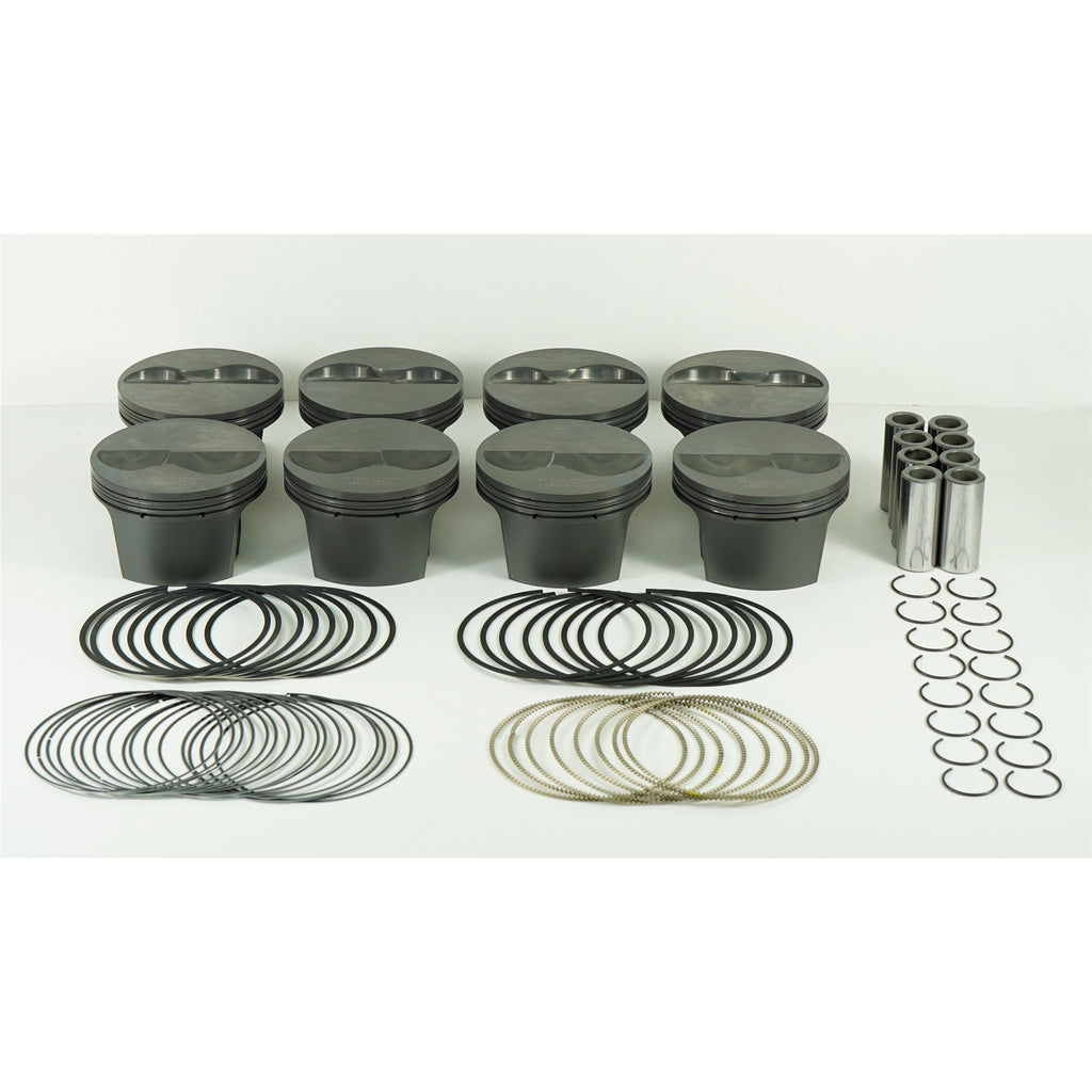 Ms-Piston-Set-Sbc-358Ci-4.030In-Bore-3.5In-Stroke-5.7In-Rod-.927-Pin--8Cc-12.0-Cr-Set-Of-8