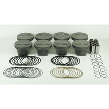 Load image into Gallery viewer, Ms-Piston-Set-Sbc-358Ci-4.040In-Bore-3.500Stk-5.700In-Rod-.0927In-Pin--2Cc-10.8-Cr-Set-Of-8