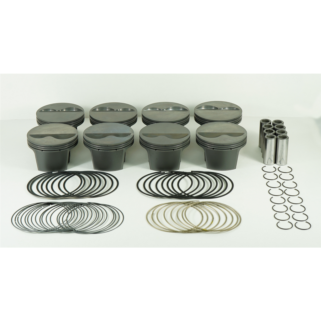 Ms-Piston-Set-Sbc-362Ci-4.06In-Bore-3.500In-Stroke-5.7In-Rod-.927In-Pin--4Cc-10.7-Cr-Set-Of-8