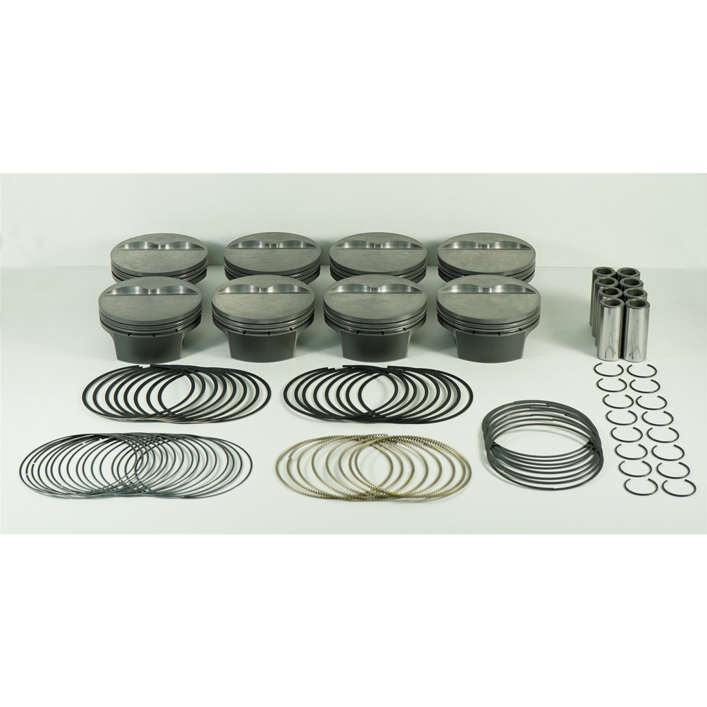 Ms-Piston-Set-Sbc-433Ci-4.155In-Bore-4.000In-Stroke-6.0In-Rod-.927-Pin--5Cc-12.4-Cr-Set-Of-8