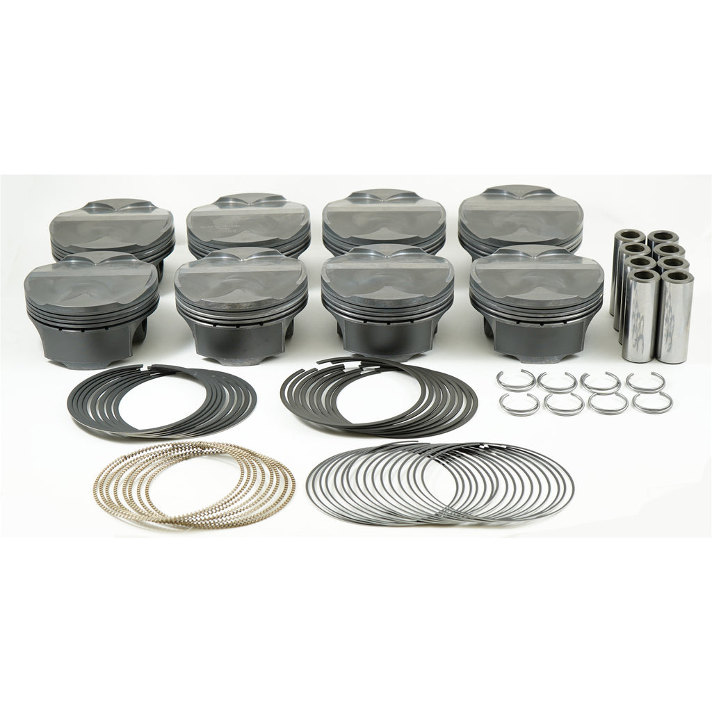 Ms-Piston-Set-Sbf-304Ci-3.640In-Bore-3.65In-Stroke-5.933In-Rod-.866-Pin-3Cc-11.3-Cr-Set-Of-8