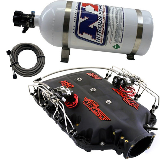 Msd-Airforce-Manifold-For-2014-Up-Lt1-Engines-W-Nx-Direct-Port
