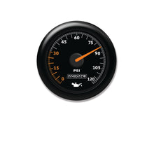 Load image into Gallery viewer, Mtx-Analog,-Oil-Pressure-Gauge-Kit,-Black-Dial