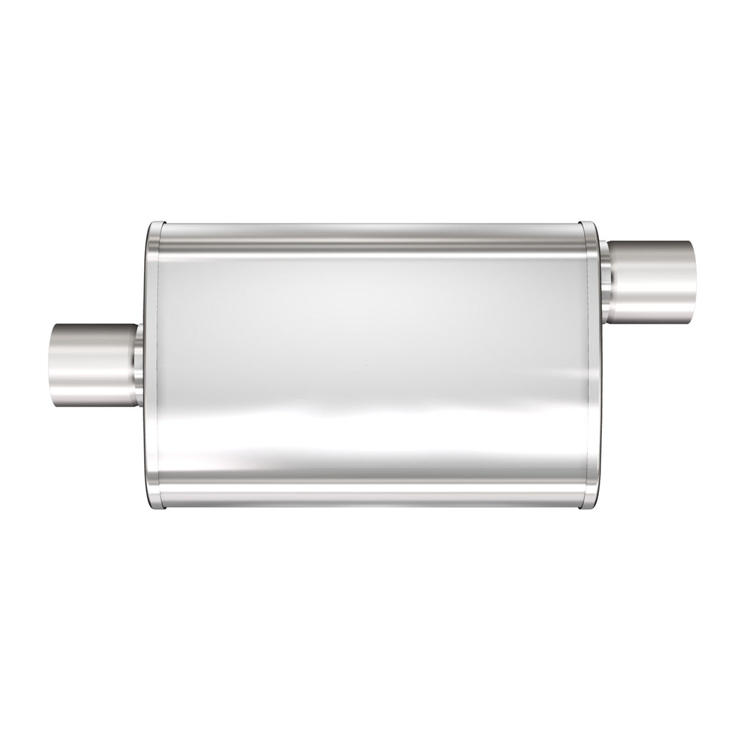 Multi-Chamber-Performance-Muffler;-2.5In.-OffsetCenter;--4X18x9-Body