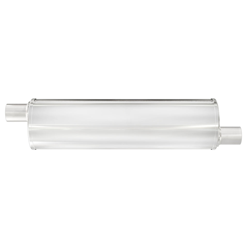 Multi-Chamber-Performance-Muffler;-2In.-OffsetOffset;--6X18x6-Body