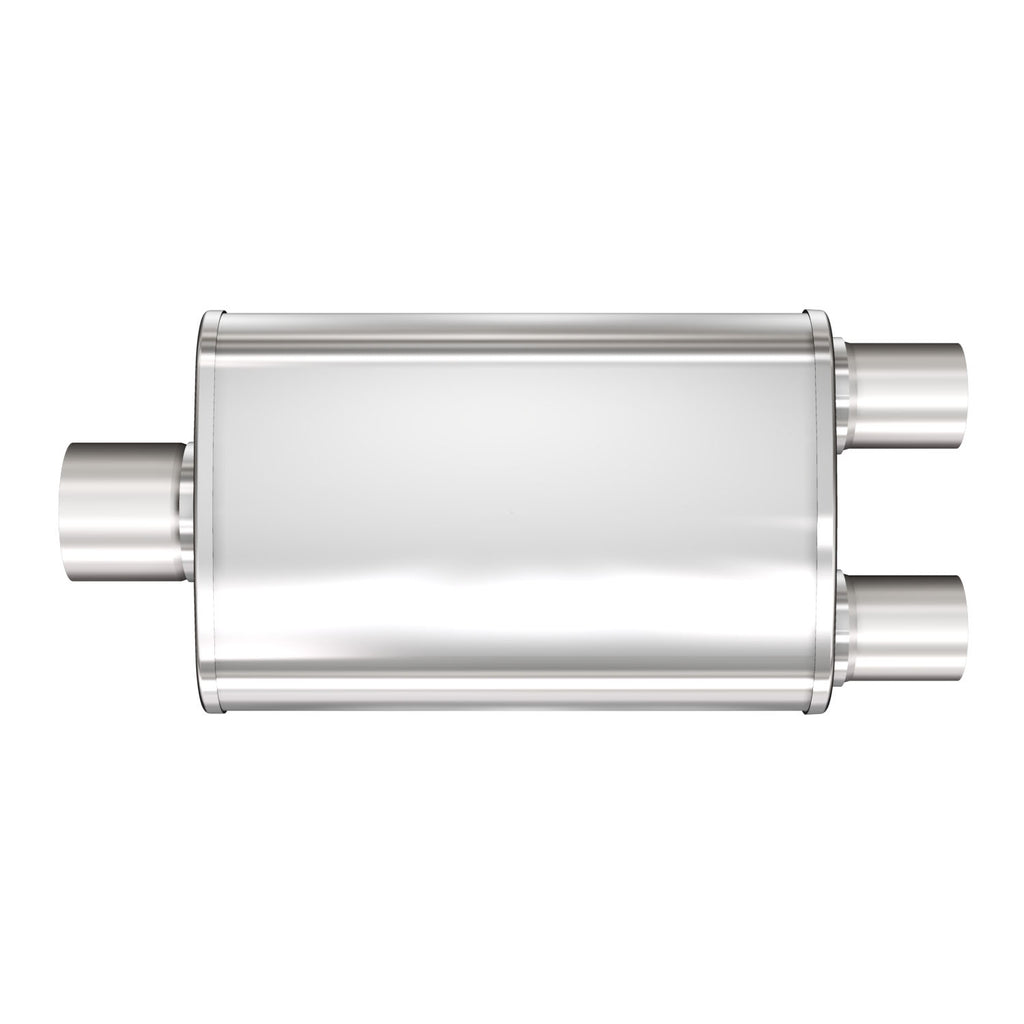 Multi-Chamber-Performance-Muffler;-32.5In.-CenterDual;--4X14x9-Body