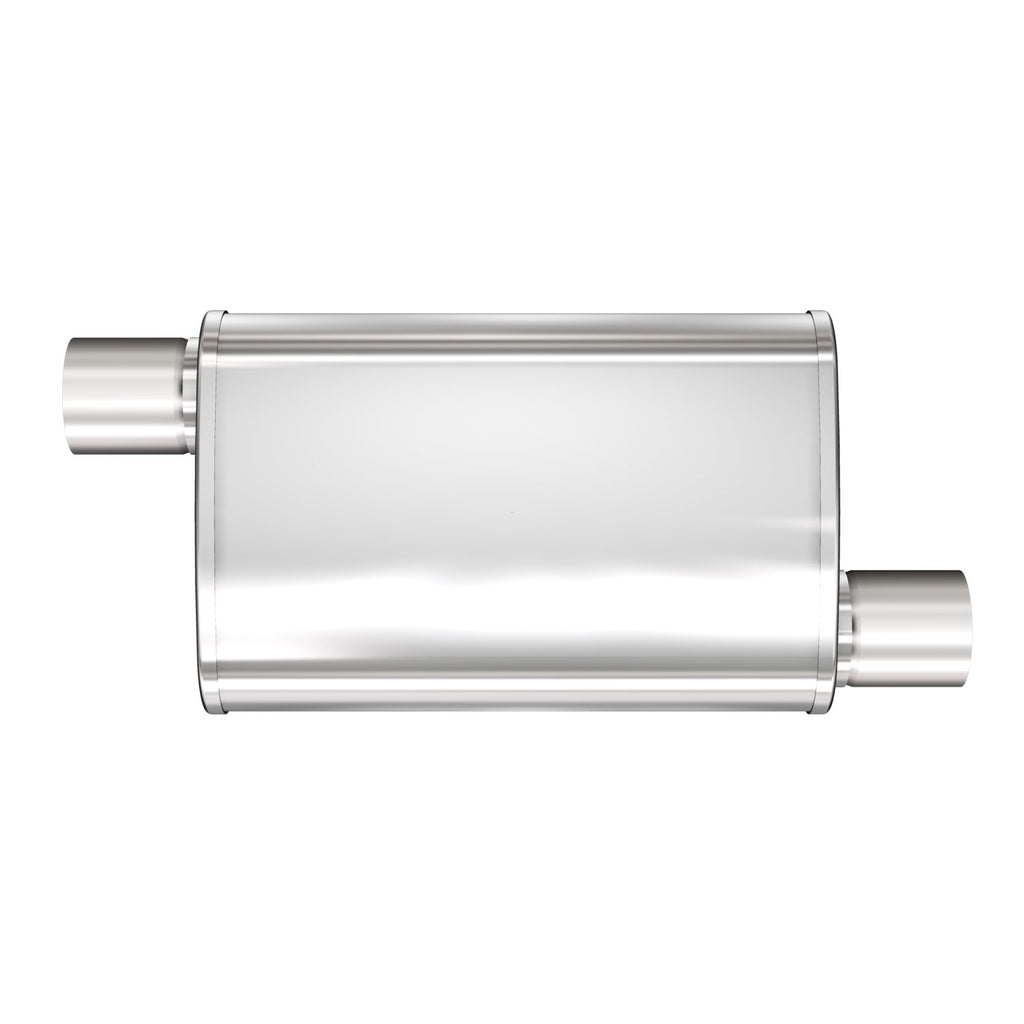 Multi-Chamber-Performance-Muffler;-3In.-OffsetOffset;--4X18x9-Body