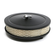 Load image into Gallery viewer, Muscle-Car-Style-Air-Cleaner-Set;-10-In.-Diameter;-2-18-In.-Tall--Asphalt-Black