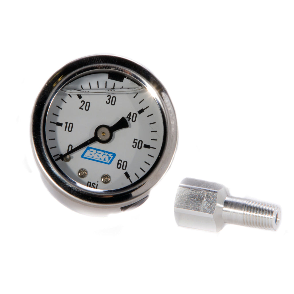 Mustang-5.0-Fuel-Efi-Pressure-Gauge-And-Adapter-0-60-Psi