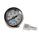 BBK 1617 MUSTANG 5.0 FUEL EFI PRESSURE GAUGE AND ADAPTER 0-60 PSI