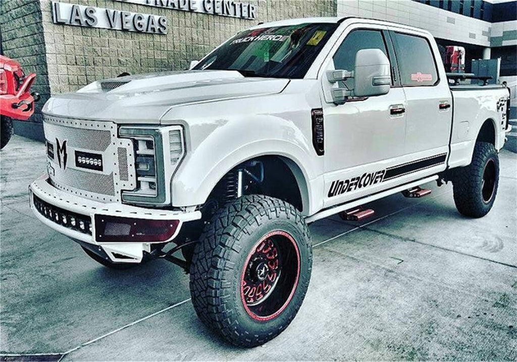 N-Fab F171MRDS-TX M-RDS PreRunner Front Bumper (1 Pc) w/Skid Plate-17-22 F250/350-TX Blk for Select Ford F-250 Super Duty, Ford F-350 Super Duty