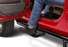 Load image into Gallery viewer, N-Fab J1866-GB Nerf Step-W2W (2 Stps)-18-24 Wrangler JL 4Dr-Gloss Blk for Select Jeep Wrangler