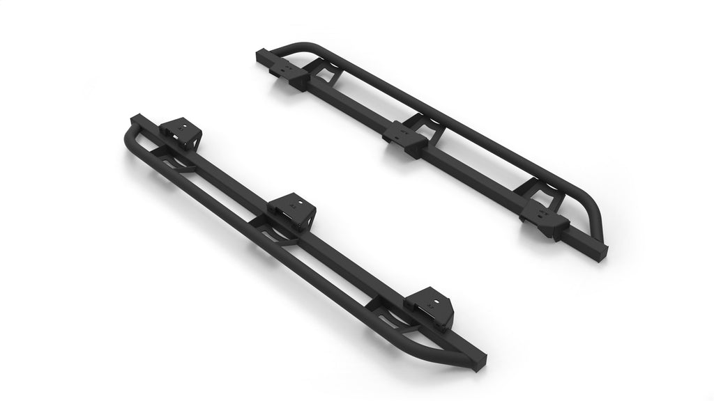 N-Fab TSJ184-TX TrailSlider-Cab Len (2 Steps)-18-24 Wrangler JL 4Dr-TX Blk for Select Jeep Wrangler, Jeep Wrangler JK