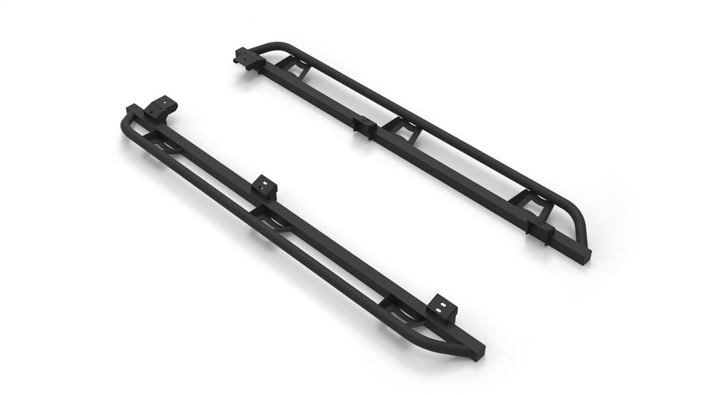 N-Fab TST05CC-TX TrailSlider-Cab Len (2 Steps)-05-15 Tacoma Double-TX Blk for Select Toyota Tacoma