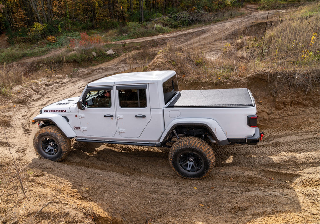 N-Fab TSJ194-TX TrailSlider-Cab Len (2 Steps)-20-24 Gladiator-TX Blk for Select Jeep Gladiator