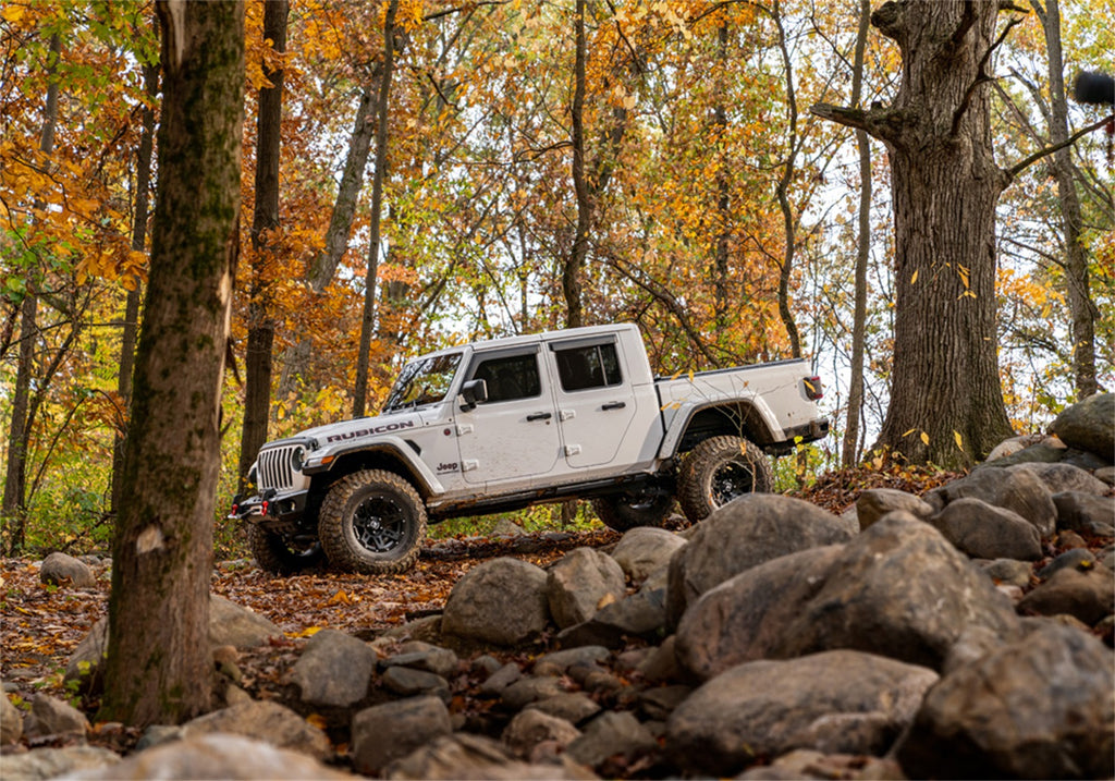 N-Fab TSJ194-TX TrailSlider-Cab Len (2 Steps)-20-24 Gladiator-TX Blk for Select Jeep Gladiator