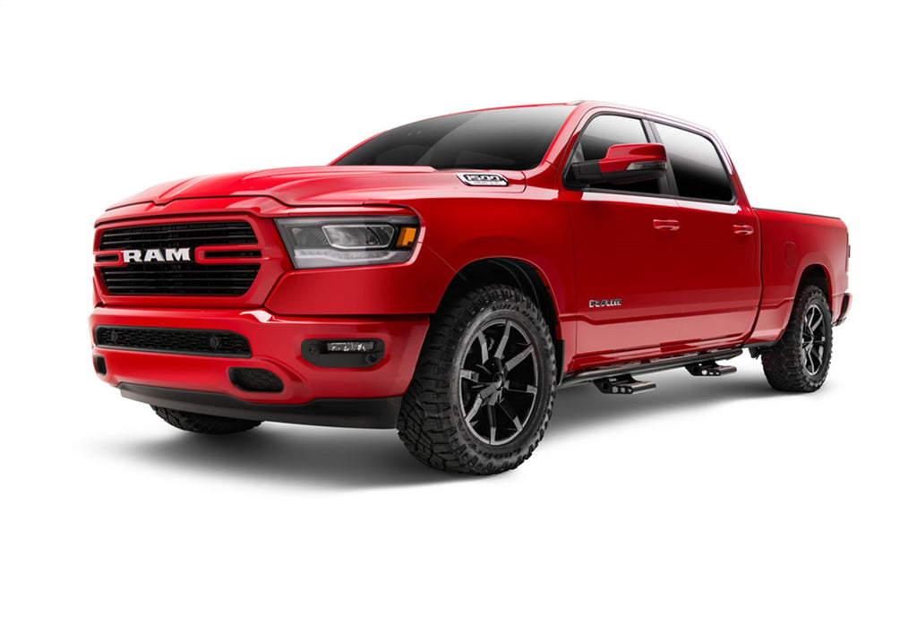 N-Fab D194RKRCCS4 RKR Step Sys-Cab Len (2 Stp Mnts/2 Stps)-19-24 (New Body) Ram 1500 Crew-TXBlk for Select Ram
