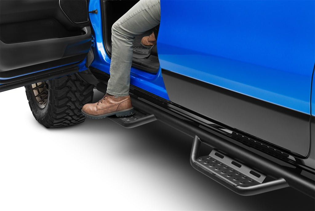 N-Fab 219418012 Nerf Step RS-Cab Len (2 Stps)-19-24 (New Body Style) Ram 1500 Crew for Select Ram