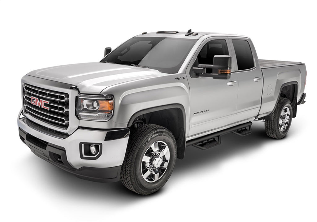 N-Fab HPC0780CC-TX PodiumLG-Cab Len (2 Steps)-07-13 Silv/Sierra1500/07-10HD/11-14HD Gas Crew-TX Blk for Select Chevrolet Silverado HD, Chevrolet Silverado HD, GMC Sierra HD, GMC Sierra HD
