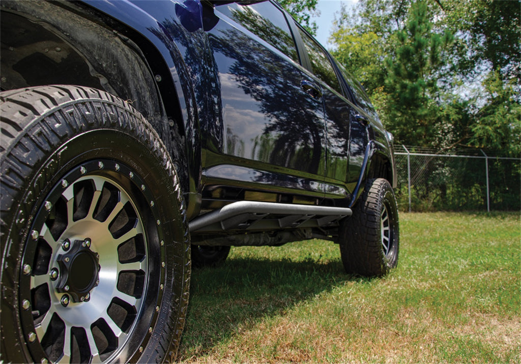 N-Fab TSF19CC-TX TrailSlider-Cab Len (2 Steps)-19-24 Ranger SuperCrew-TX Blk for Select Ford Ranger