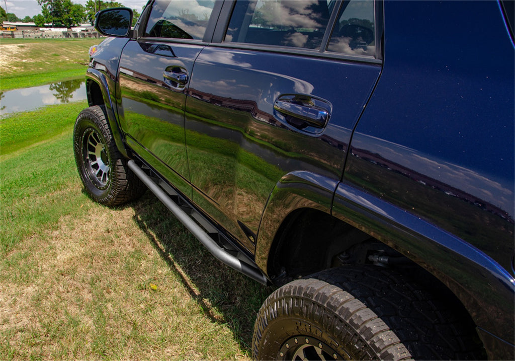 N-Fab TSF19CC-TX TrailSlider-Cab Len (2 Steps)-19-24 Ranger SuperCrew-TX Blk for Select Ford Ranger