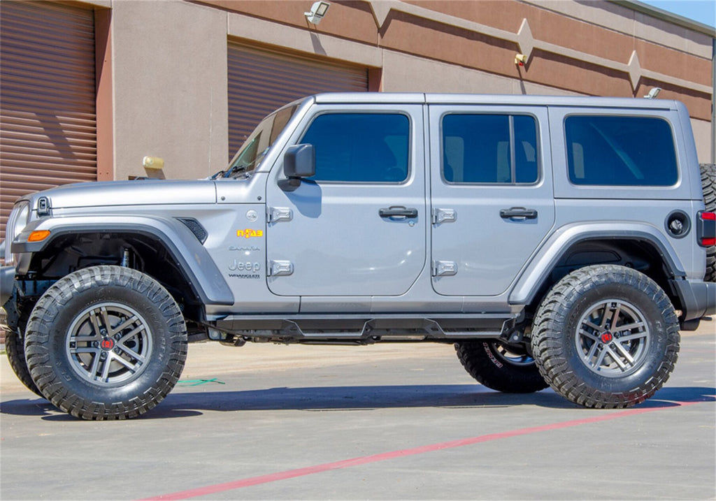 N-Fab PRJ1863-TX Predator Pro-Cab Len (2 Steps)-18-24 Wrangler JL 4Dr-TX Blk for Select Jeep Wrangler