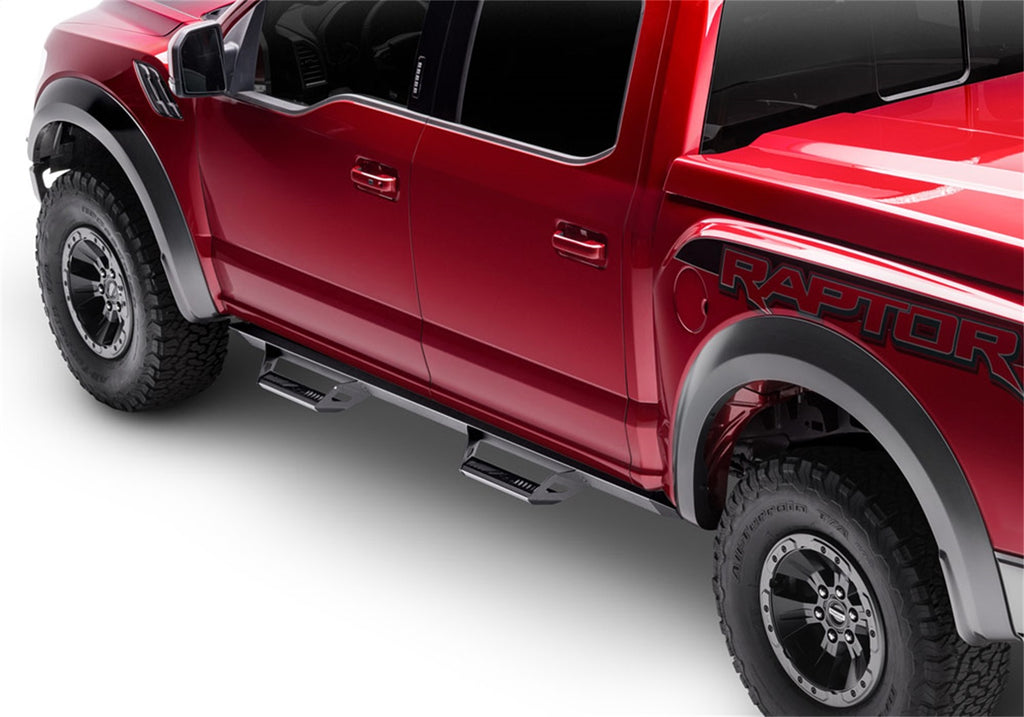 N-Fab PRF1590CC-TX Predator Pro-Cab Len (2 Steps)-15-24 F150/17-24 Raptor SuperCrew-TX Blk for Select Ford F-150, Ford F-150 Lightning