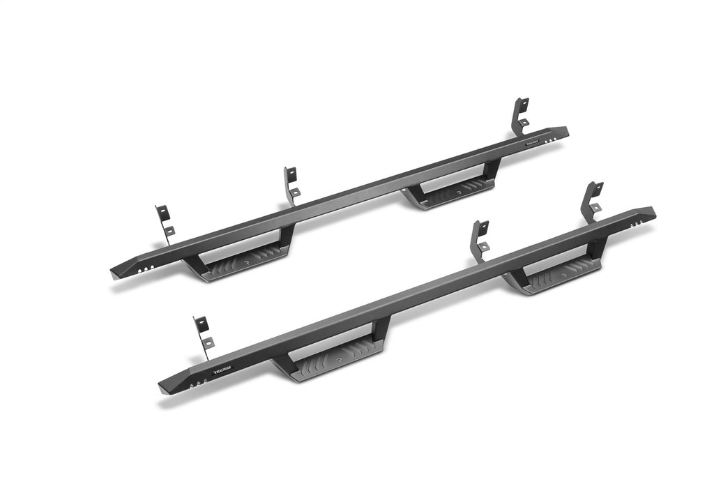 N-Fab EXC19QC-TX EpYx-Cab Len (2 Steps)-19 (New Body)-24 Silv/Sierra 1500/20-24HD Dbl-TX Blk for Select Chevrolet Silverado 1500, Chevrolet Silverado LTD, Chevrolet Silverado HD, Chevrolet Silverado HD, GMC Sierra 1500, GMC Sierra Limited, GMC Sierra HD,