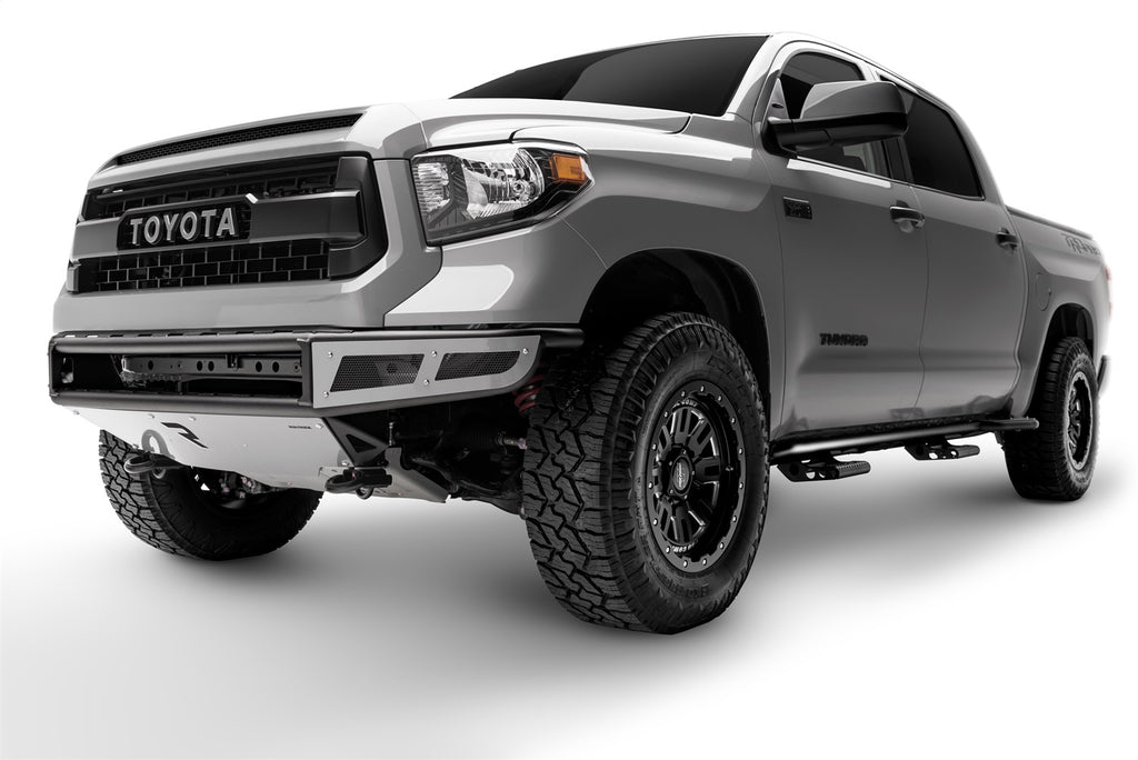 N-Fab T141MRDS M-RDS PreRunner Front Bumper (1 Pc) w/Skid Plate-14-21 Tundra-Gloss Blk for Select Toyota Tundra
