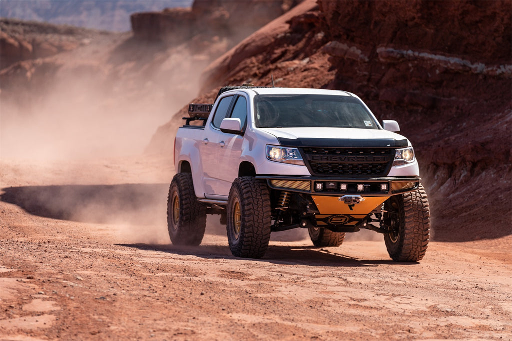 N-Fab G151MRDS-TX M-RDS PreRunner Front Bumper (1 Pc) w/Skid Plate-15-22 Colorado-TX Blk for Select Chevrolet Colorado