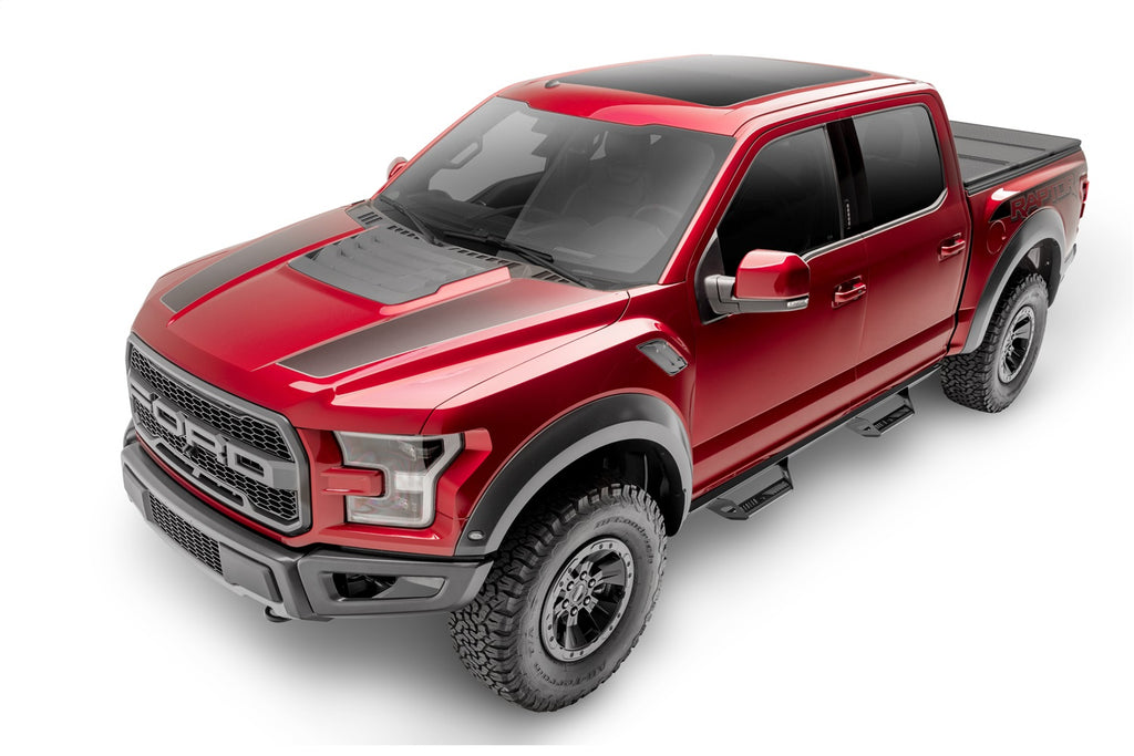 N-Fab PRF1590CC-TX Predator Pro-Cab Len (2 Steps)-15-24 F150/17-24 Raptor SuperCrew-TX Blk for Select Ford F-150, Ford F-150 Lightning