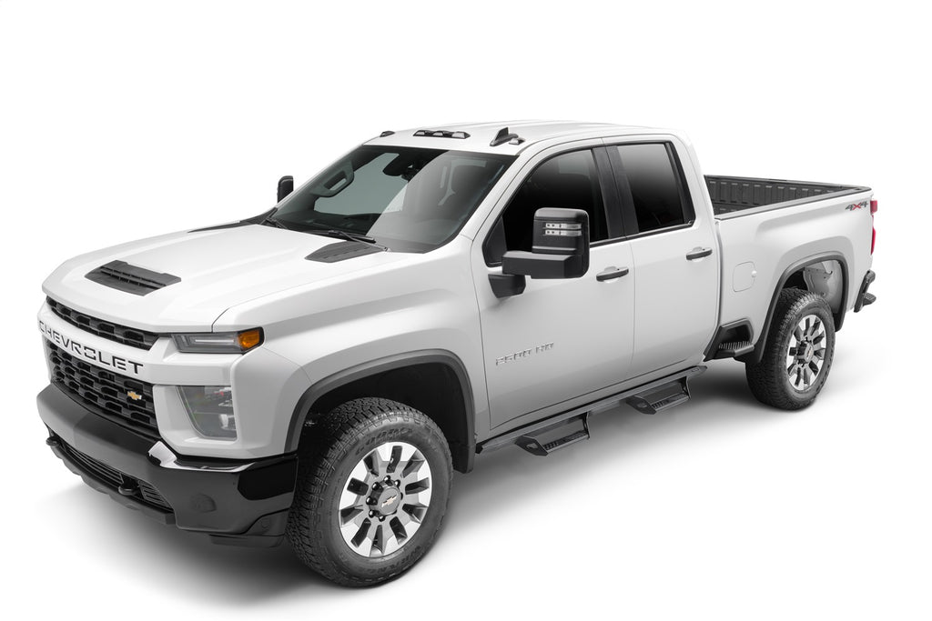 N-Fab PRC1980CC-TX Predator Pro-Cab Len (2 Steps)-19(NewBody)-24Silv/Sierra1500/20-24HD Crw-TXBlk for Select Chevrolet Silverado 1500, Chevrolet Silverado LTD, Chevrolet Silverado HD, Chevrolet Silverado HD, GMC Sierra 1500, GMC Sierra Limited, GMC