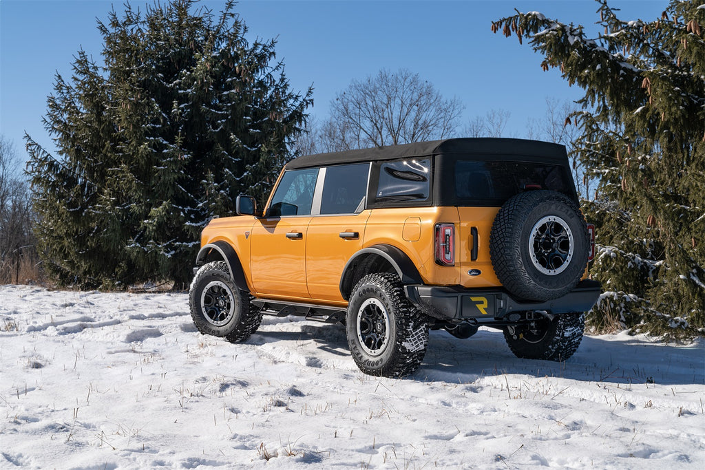 N-Fab PRF2172B-TX Predator Pro-Full Len (2 Steps)-21-24 Ford Bronco 4-Dr-TX Blk for Select Ford Bronco