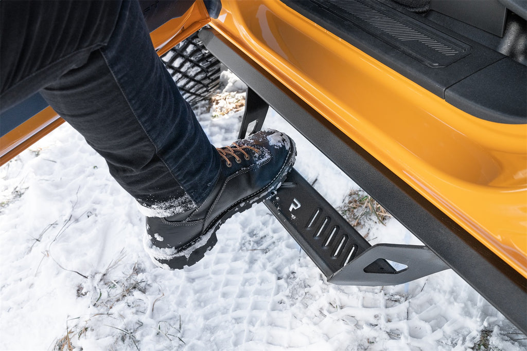 N-Fab PRF2172B-TX Predator Pro-Full Len (2 Steps)-21-24 Ford Bronco 4-Dr-TX Blk for Select Ford Bronco