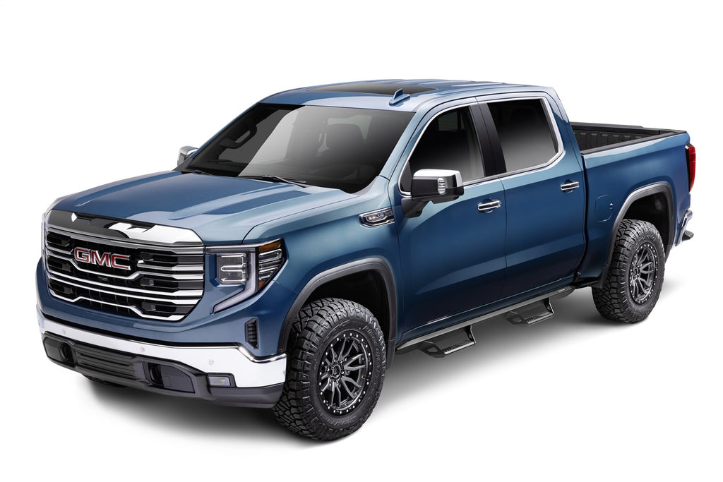 N-Fab PRC1980CC-TX Predator Pro-Cab Len (2 Steps)-19(NewBody)-24Silv/Sierra1500/20-24HD Crw-TXBlk for Select Chevrolet Silverado 1500, Chevrolet Silverado LTD, Chevrolet Silverado HD, Chevrolet Silverado HD, GMC Sierra 1500, GMC Sierra Limited, GMC