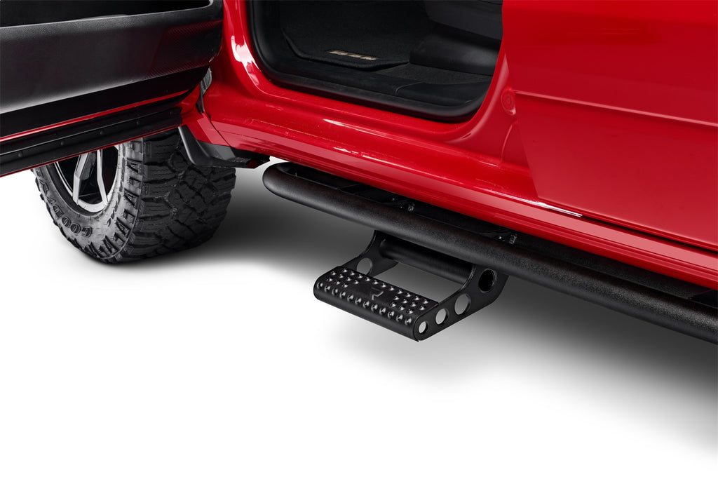 N-Fab D204RKRCCS4 RKR Step Sys-Cab Len (2 Stp Mnts/2 Stps)-19-24 Ram 2500/3500 Crew-TX Blk for Select Ram 2500, Ram 3500, Ram 4500, Ram