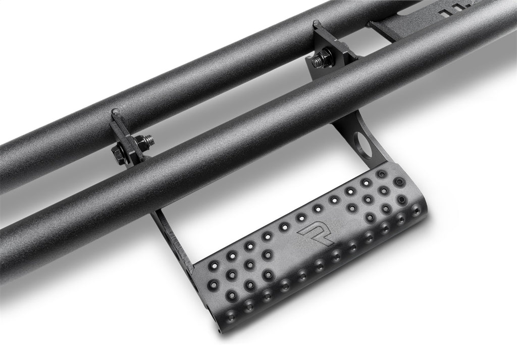 N-Fab T154RKRQCS4 RKR Step Sys-Cab Len (2 Stp Mnts/2 Stps)-05-23 Tacoma Access-TX Blk for Select Toyota Tacoma