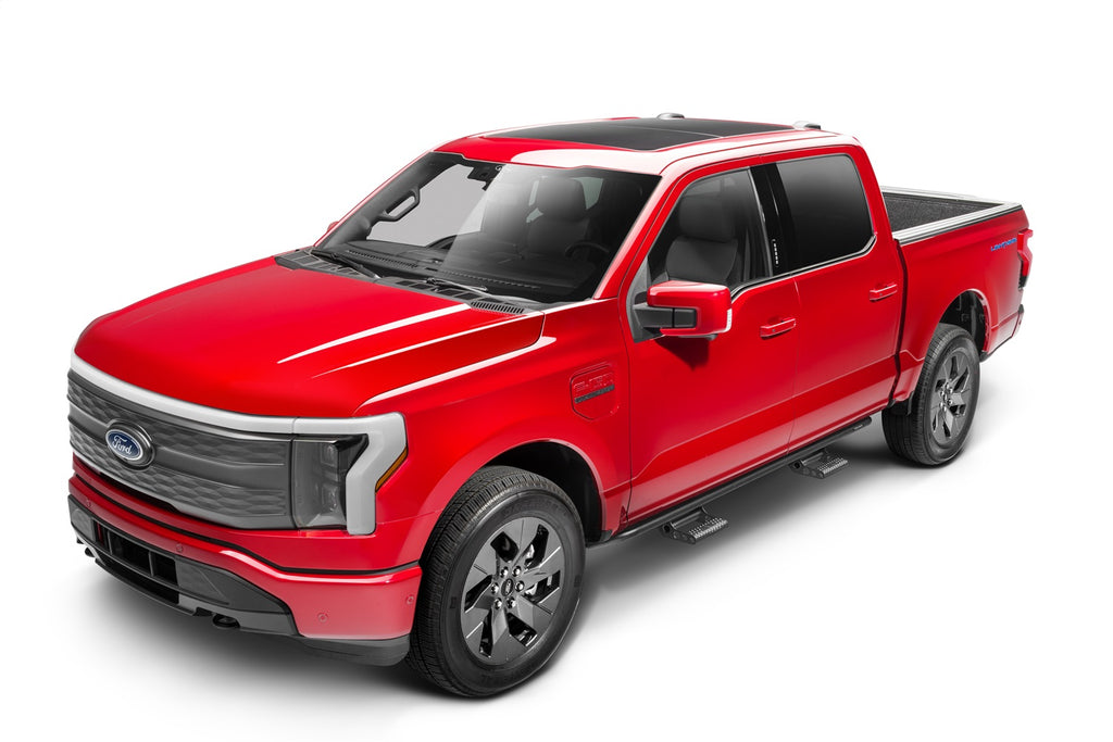 N-Fab F154RKRCCS4 RKR Step Sys-Cab Len (2 Stp Mnts/2 Stps)-15-24 F150 SuperCrew-TX Blk for Select Ford F-150, Ford F-150 Lightning